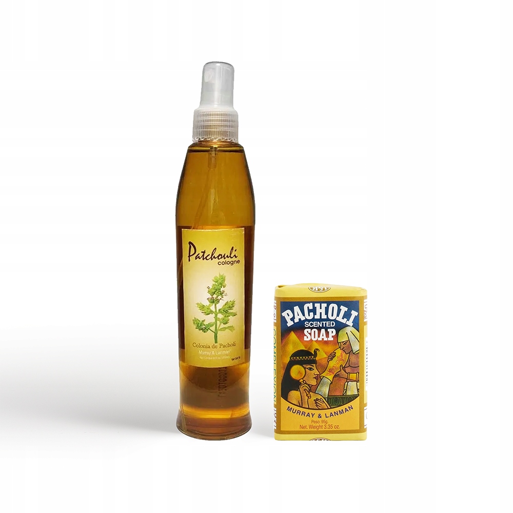 Parfémovaná Voda Sprej Patchouli Cologne Mýdlo Soap Pacholi Paczula Set
