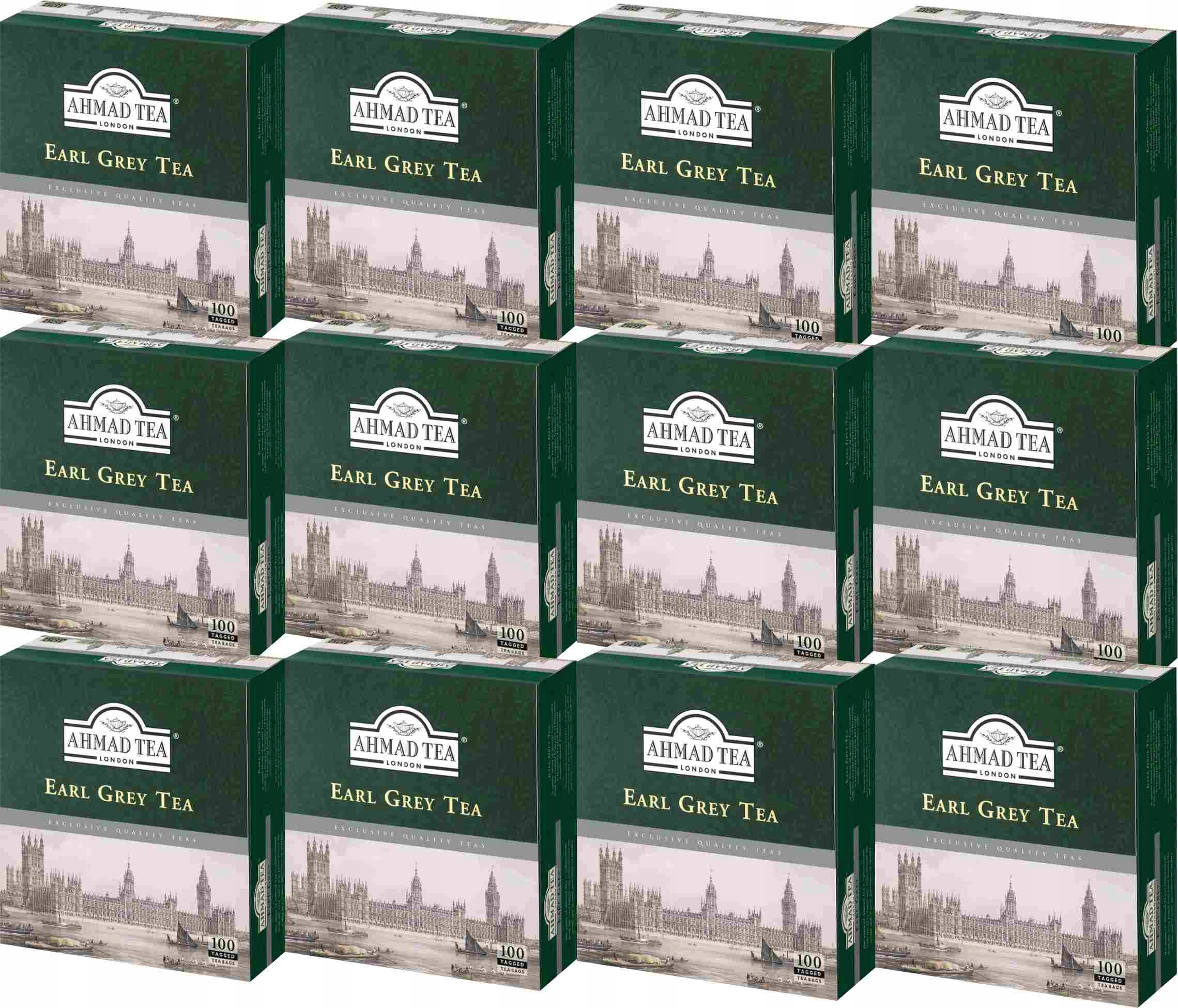 (x12) Ahmad Ekspres 100tb Czarna Earl Grey