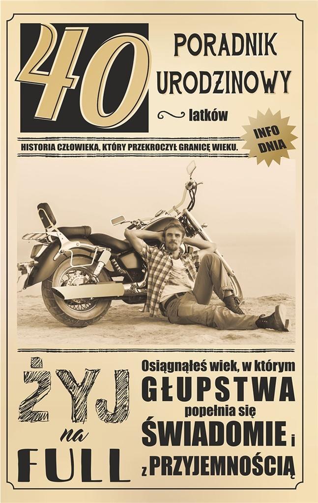 

Kartka Okolicznościowa Urodziny 40 U10