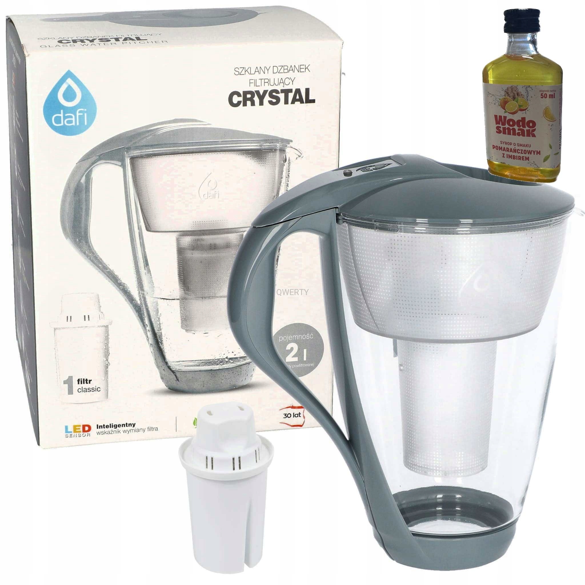 

Szklany Dzbanek Filtrujący Dafi Crystal 2L Syrop