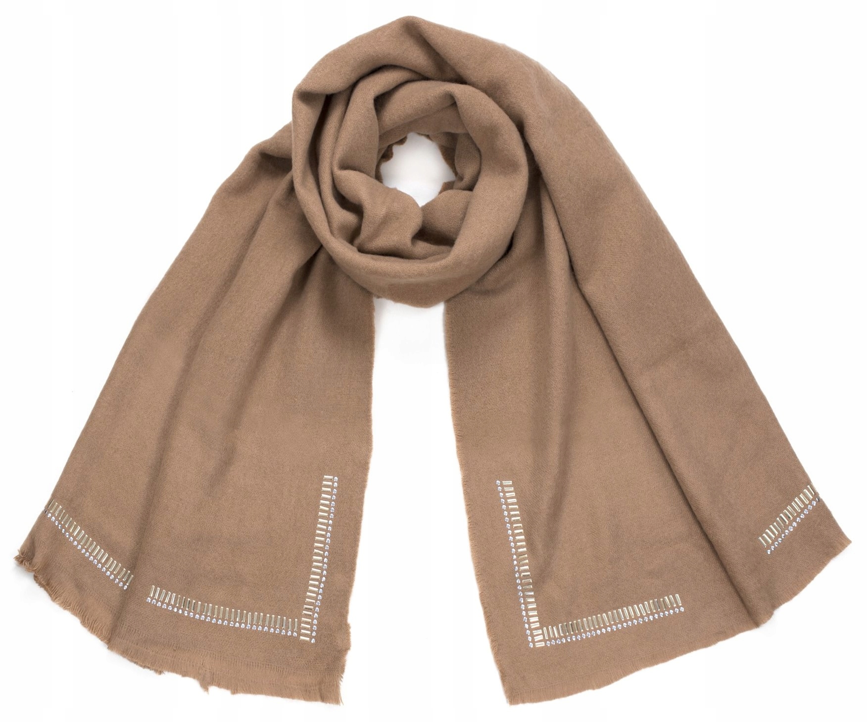 

Szaleo ciepły Szal z ozdobą Gustowny sz17458-4