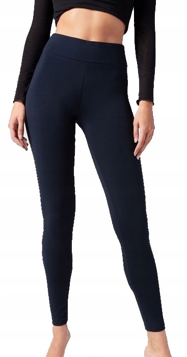 CALZEDONIA ESSENTIAL LEGGINGS legginsy granatowe S 12956495245