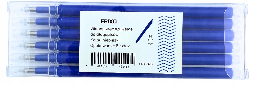 

Wkład do Pilot Frixion ścieralny 0,7 zamiennik 6