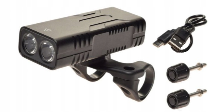 LAMPA ROWEROWA 2 LED 850 LM 10000 mAh POWERBANK