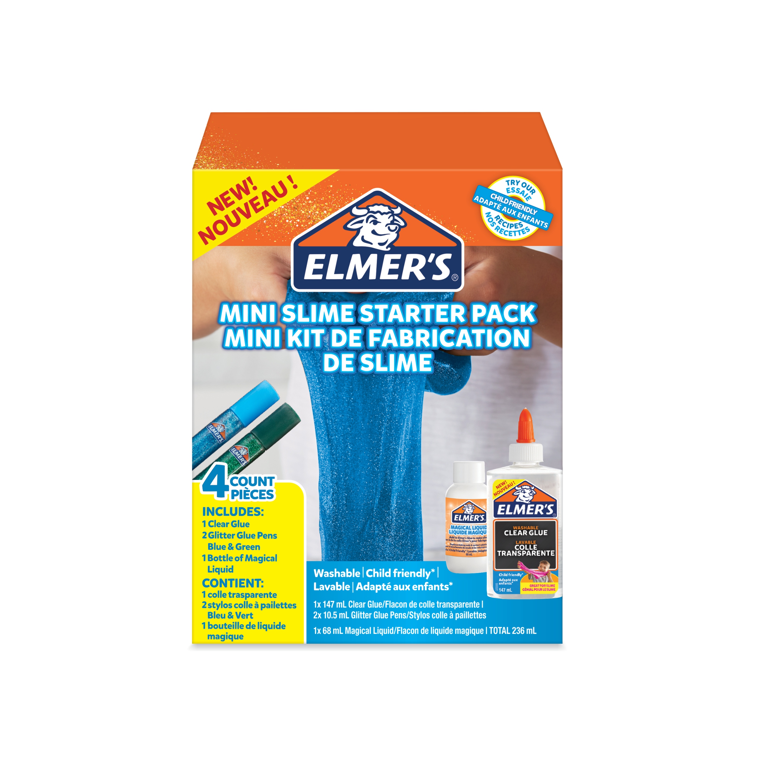 

Elmers Zestaw startowy do Slime klej aktywator 4w1