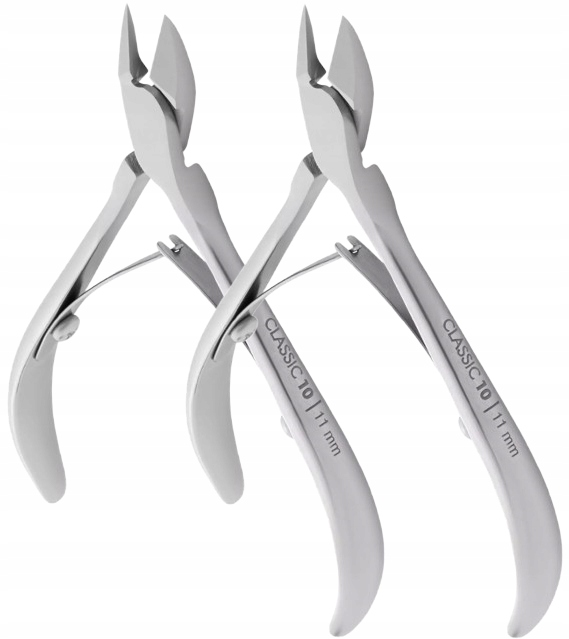 2 x Staleks Nůžky na kůži Classic 10 11 mm vyrobené z oceli, která se netupí