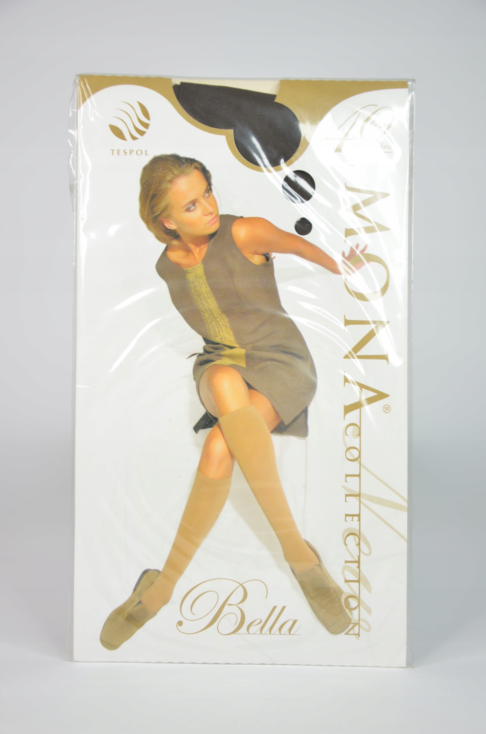 

Podkolanówki gładkie mikrofibra 40 den, Mona caffe