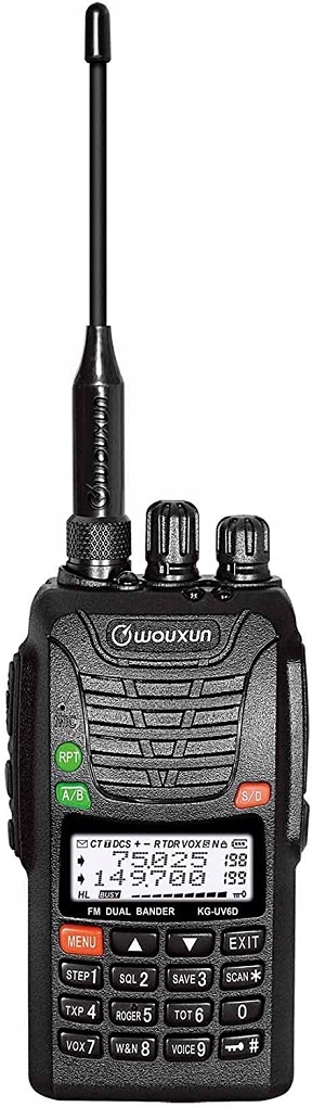 Wouxun KG-UV6D radiotelefon 66-88MHz 136-174MHz