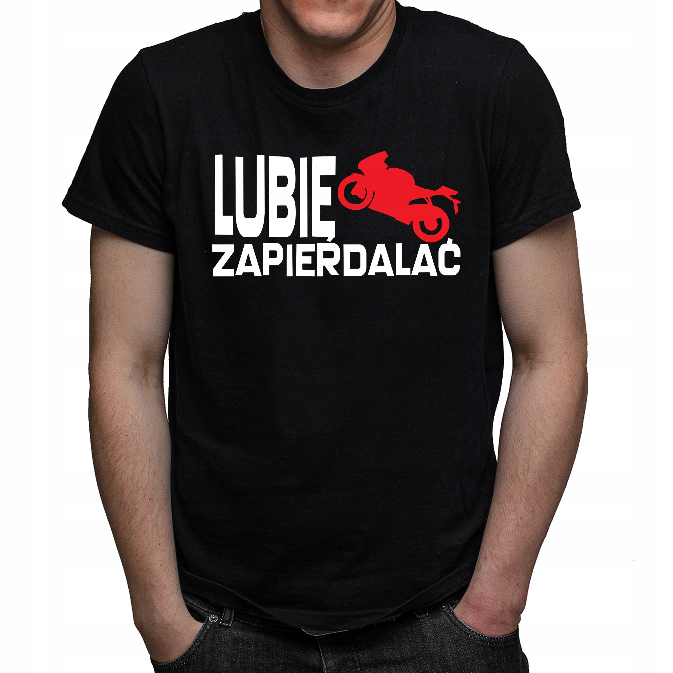 

Koszulka Lubię Zapierdalać motocyklowe Motor XXL
