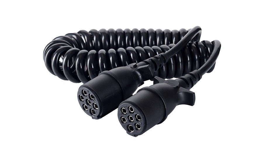 Spirálový kabel 24V, obstřikovací, N (bez kolíku) 4,0 m