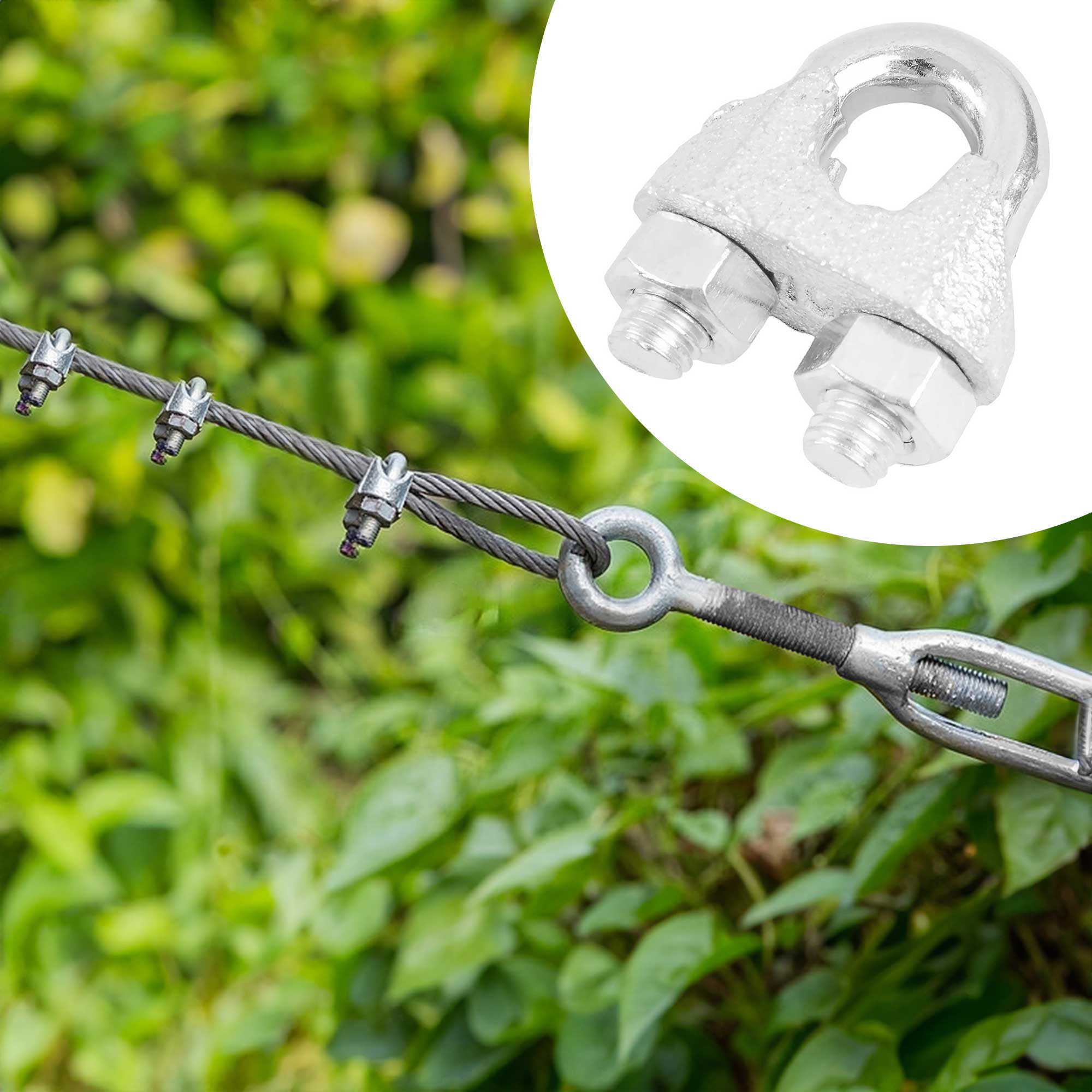 5x ZACISK LINOWY KABŁĄKOWY DO LIN OCYNK 10mm Kod producenta 2005(5)