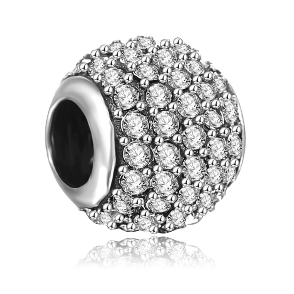 

Charms Zawieszka Koralik 925 Bryl Sklepienie SR320