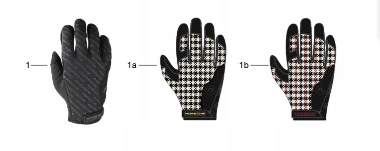 Rękawice montażowe Porsche Classic Pepita rozm. 10 Numer katalogowy producenta PCG901007A