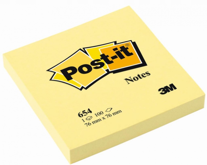 

Karteczki samoprzylepne Post-it Żółte 76 x 76 mm