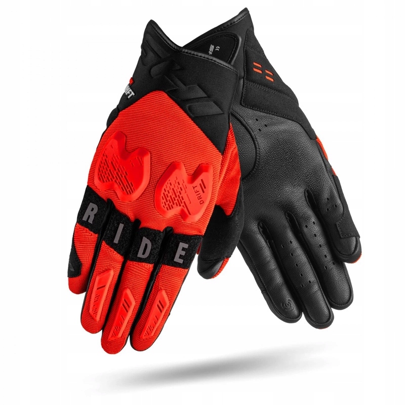 Motocyklové rukavice krátke Shima Drift Red červená čierna Zadarmo