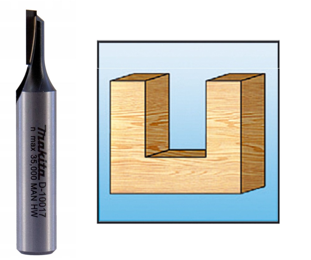 

Makita Frez prosty 4 (1 rowek) 8mm D-10017