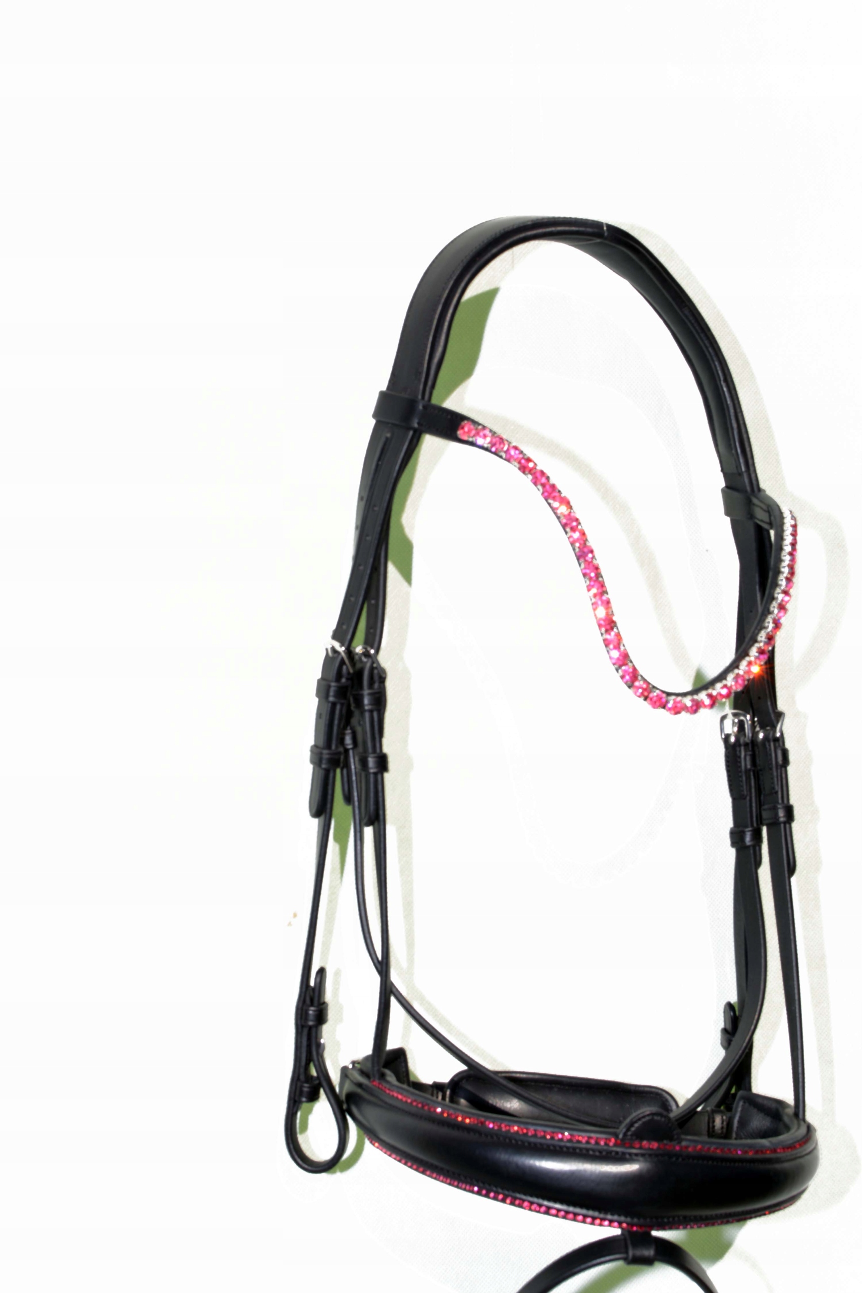 Ogłowie Anatomiczne Profilowane Skóra Premium Roz. Full