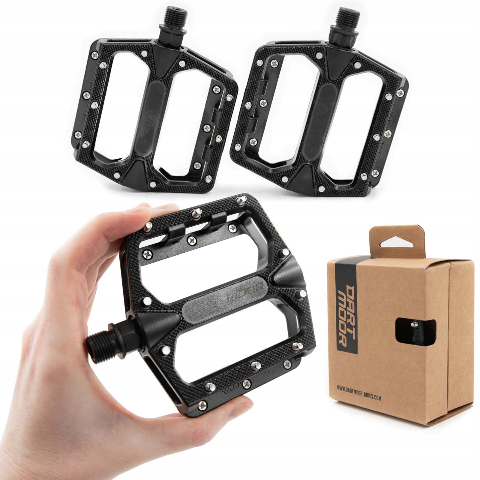 

Pedały rowerowe Dartmoor Stream czarne piny