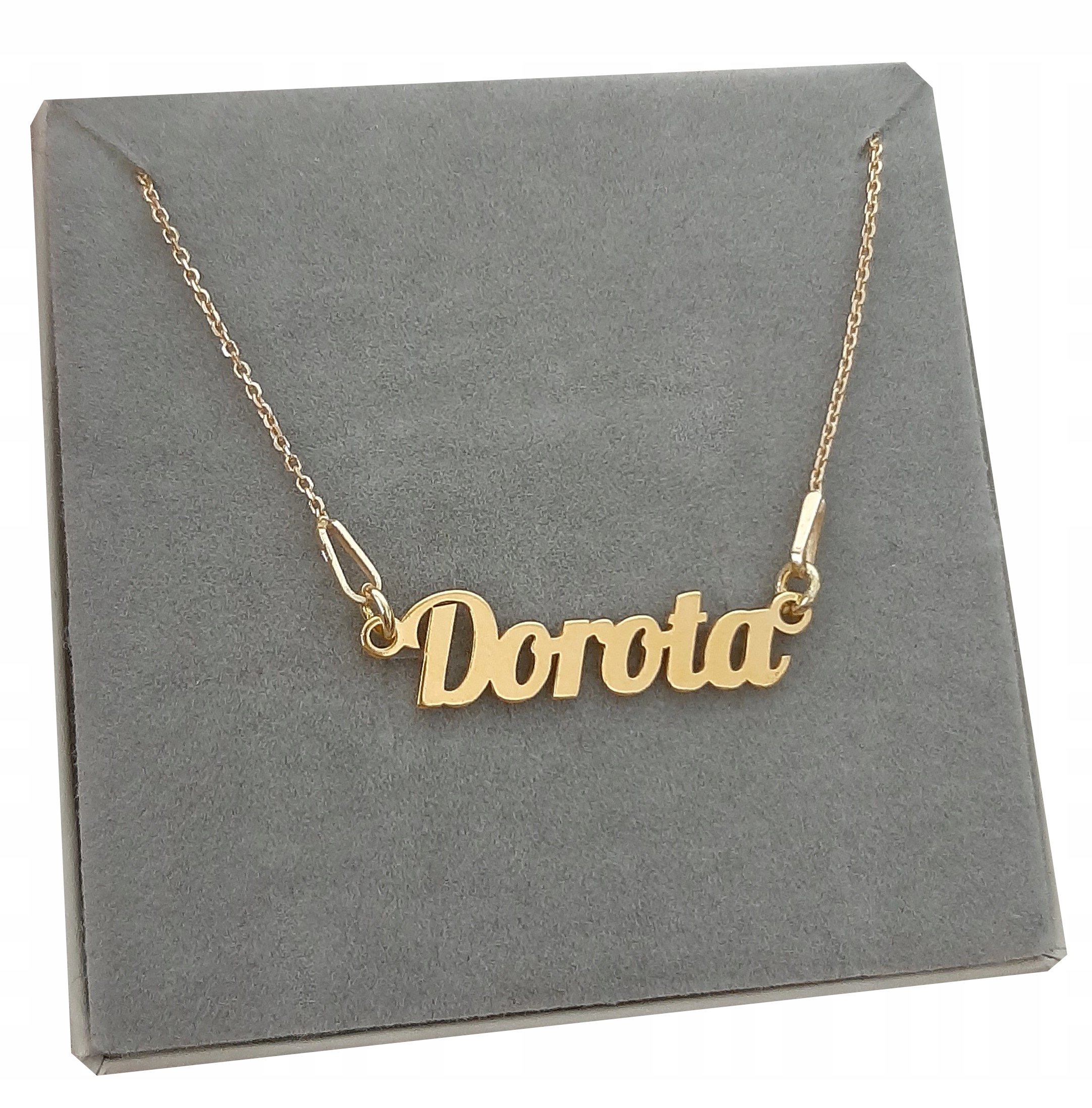 Náhrdelník jméno Dorota stříbro 925 pozlacený