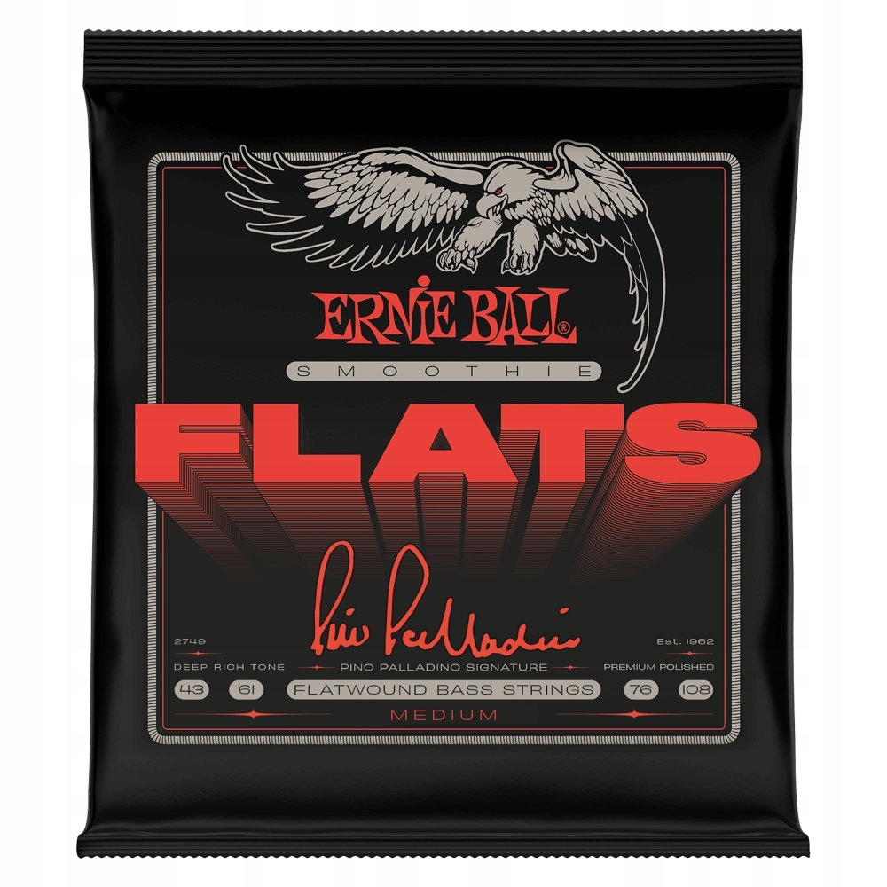 Struny Ernie Ball Pino Palladino Flats (43-108)