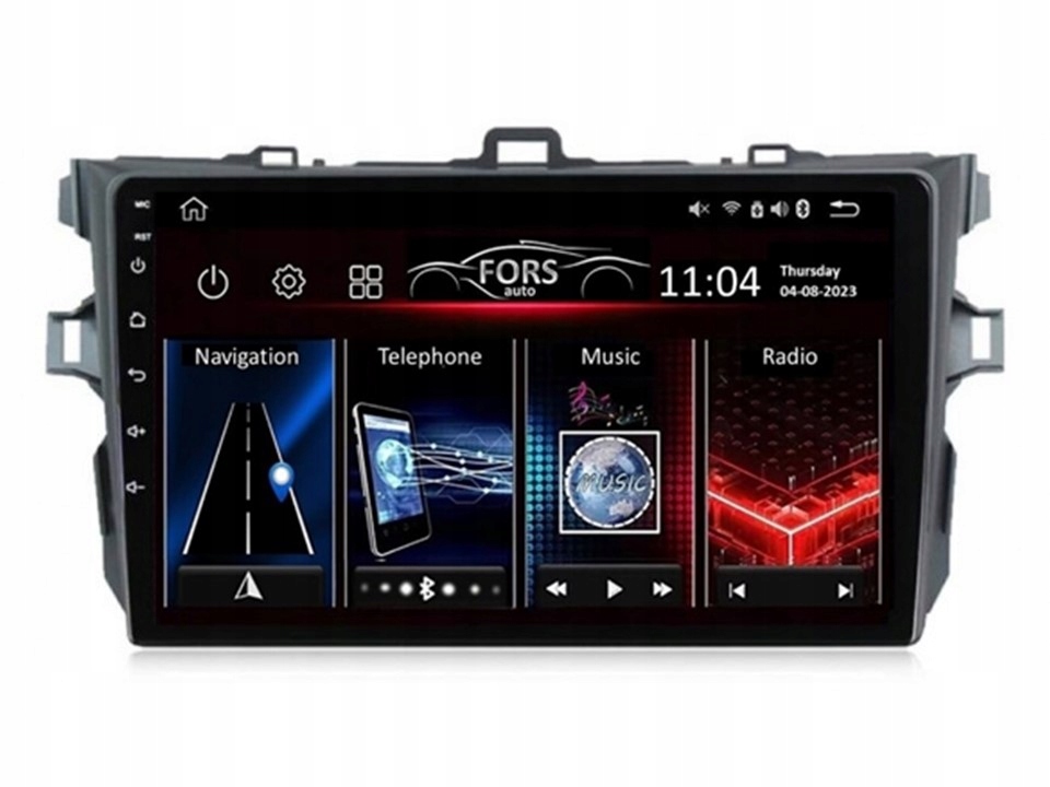 Android rádio FS2-Pro Corolla 2006-2013 2/32 CarPlay Android Auto 8-core