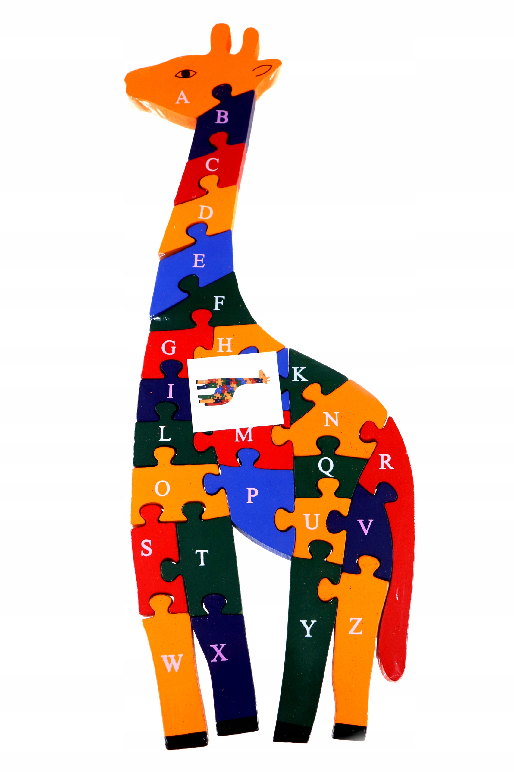 Puzzle Edukacyjne Układanka Drewniane WZOR18 26el