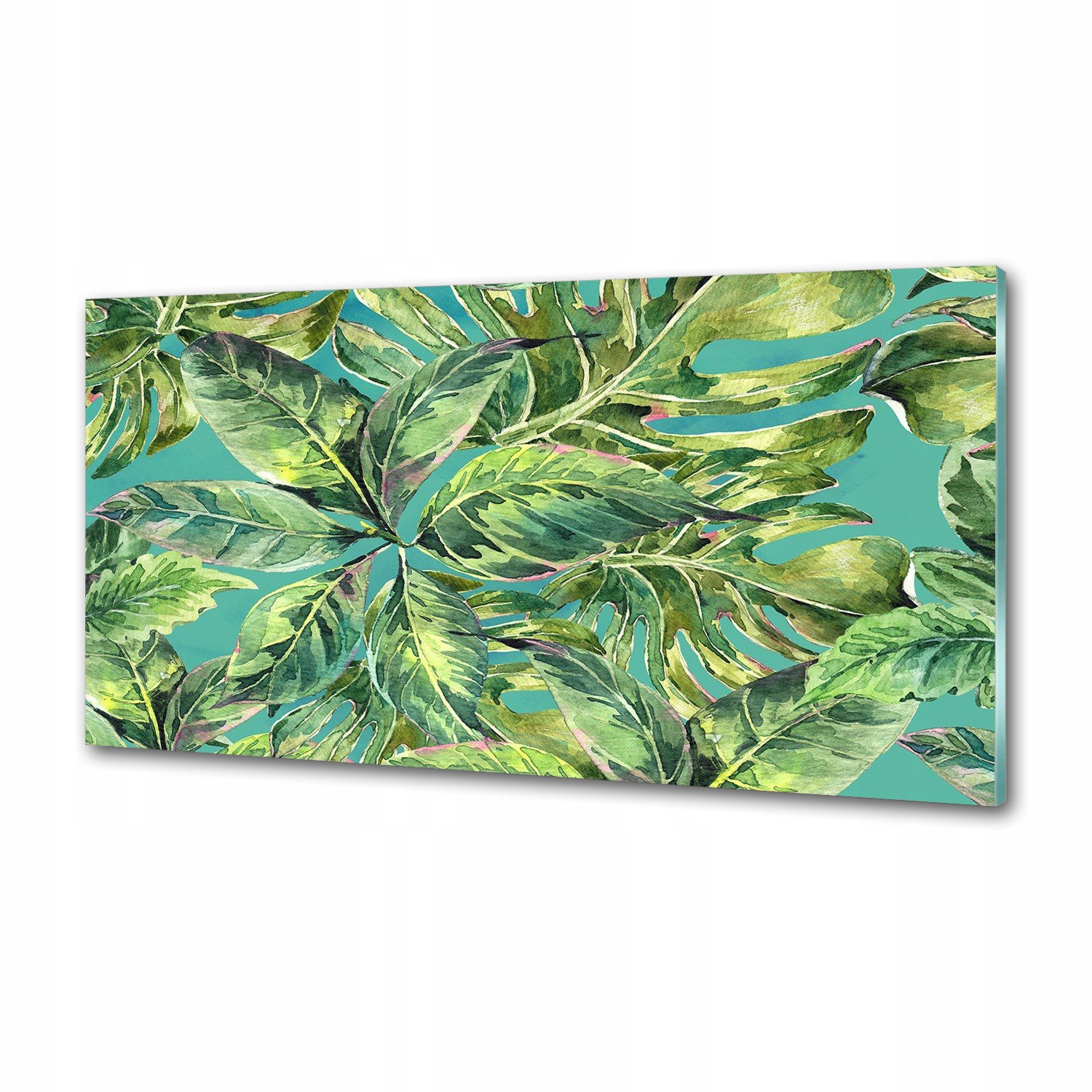 Panel do kuchyne Tropické listy 120 x 60 cm Lepidlo