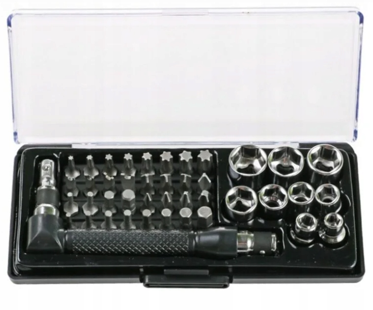 Zestaw kluczy nasadowych 42 elementy 06446