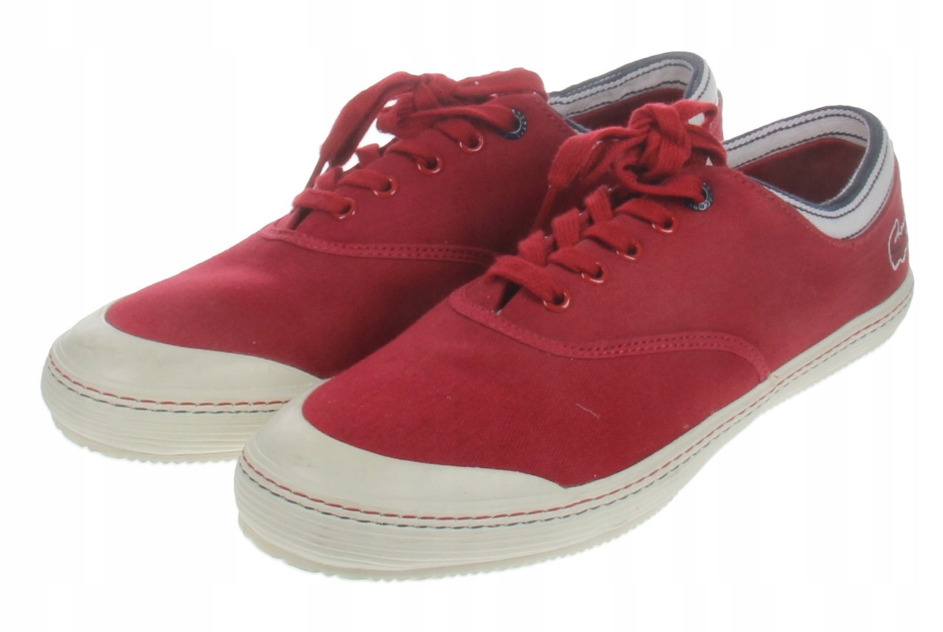 Lacoste Pánské Červené Šněrovací Tenisky Nízké Velikosti 41 Jrj