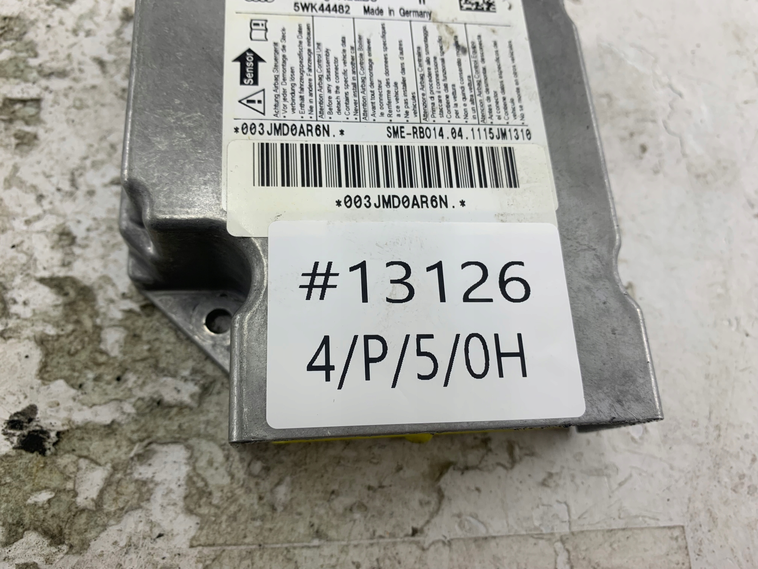 AUDI A4 B8 SENSOR modulo airbag 8K0959655L
