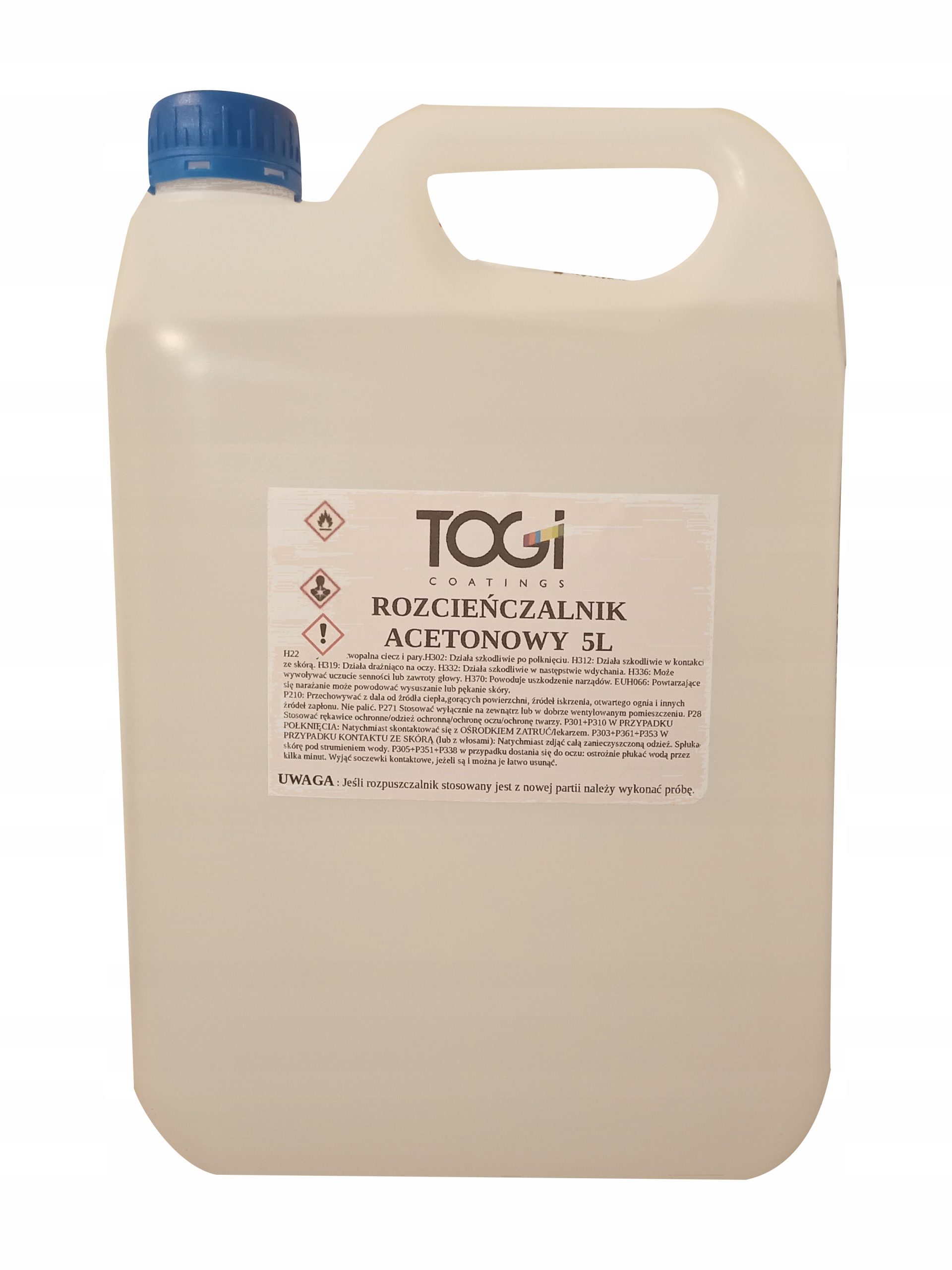 

Aceton Techniczny 5L Rozcieńczalnik Acetonowy