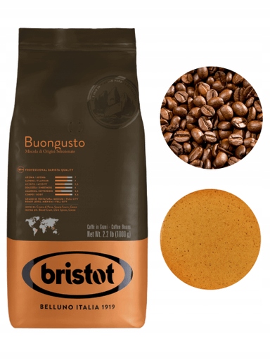 Levně Káva Zrnková Bristot Buongusto 1KG
