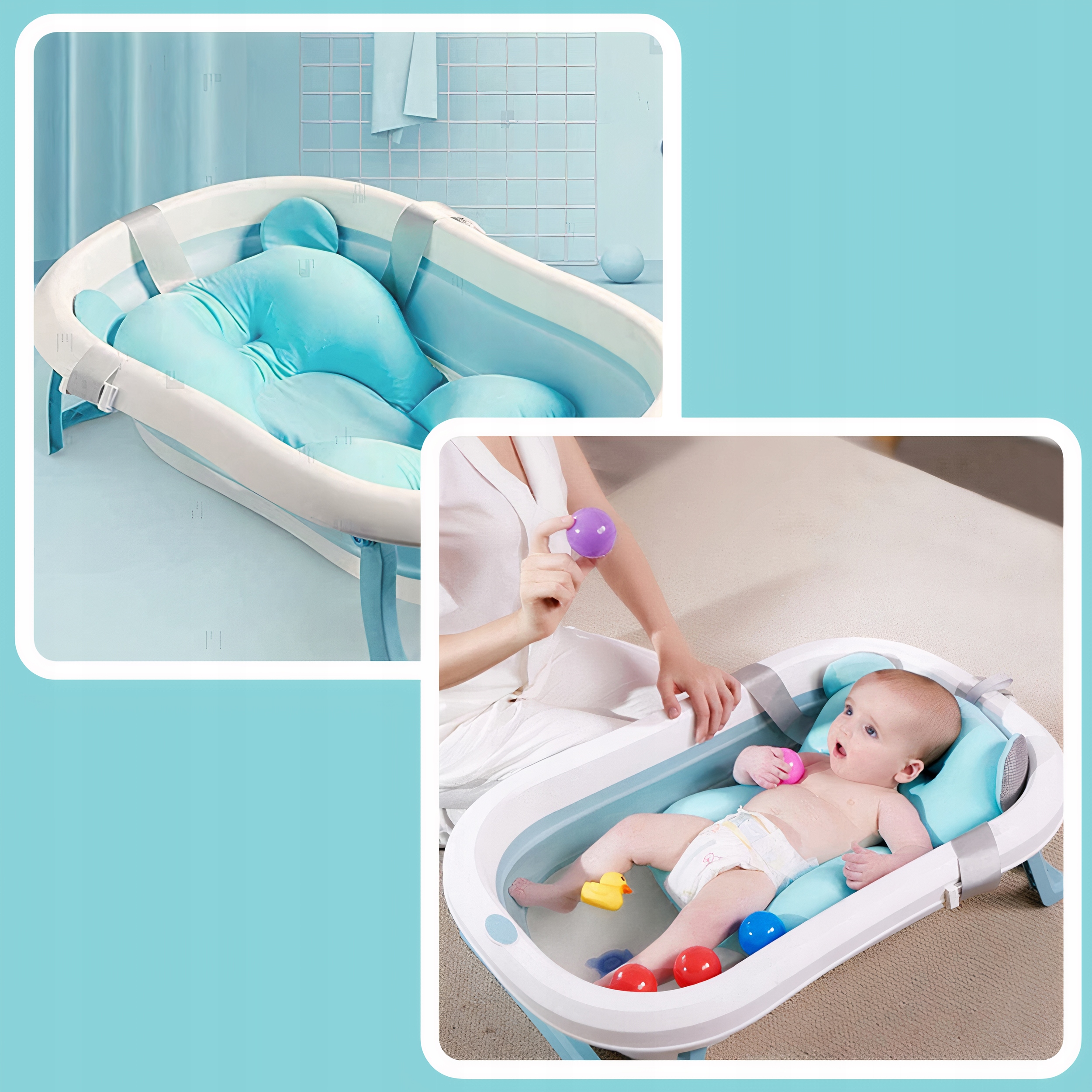 WKŁADKA WKŁAD DO WANIENKI PODUSZKA DO KĄPANIA NIEMOWLĄT DZIECI DO KĄPIELI Kod producenta WM840