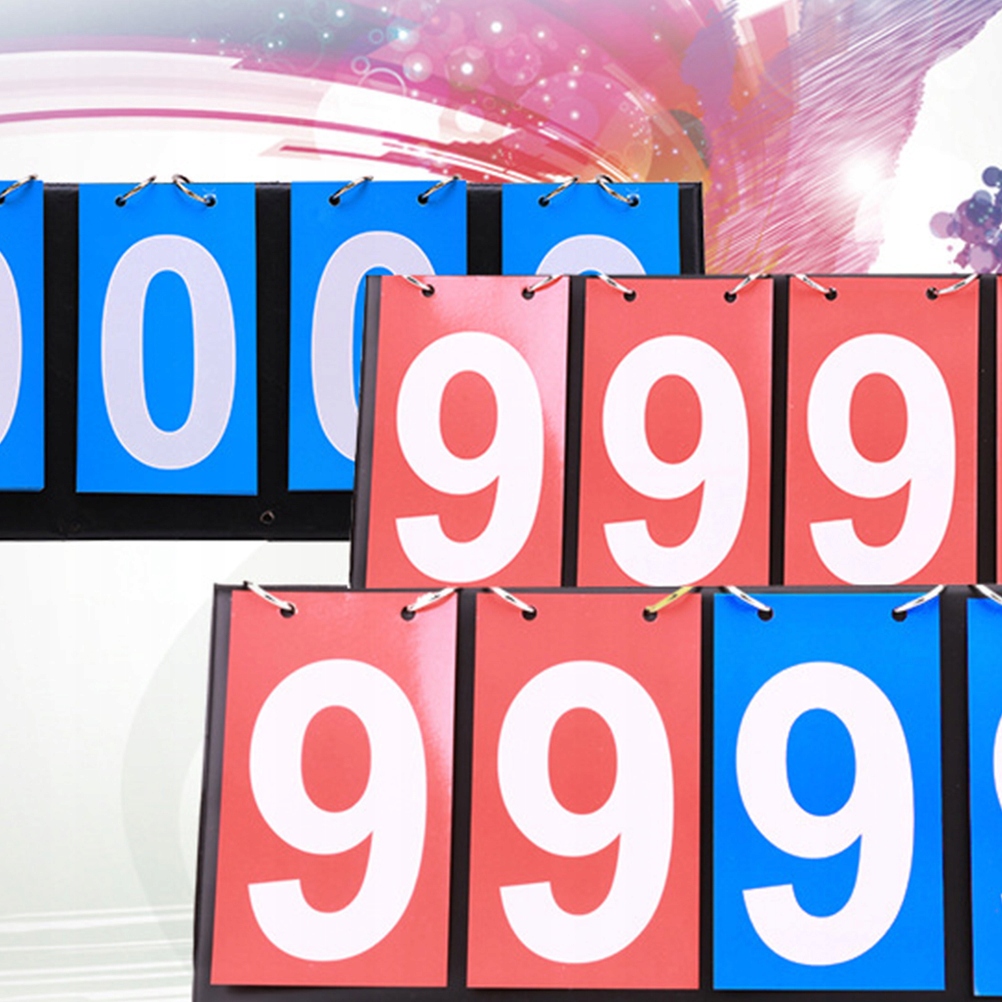 ODWRÓĆ TABLICĘ WYNIKÓW CZTERY NUMERY TABLIC WYNIKÓW Materiał inny