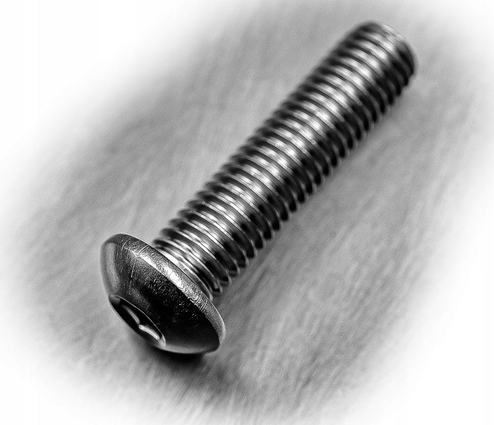 

M8X40 Śruba kulista Nierdzewna A2 Wkręt 7380 10szt