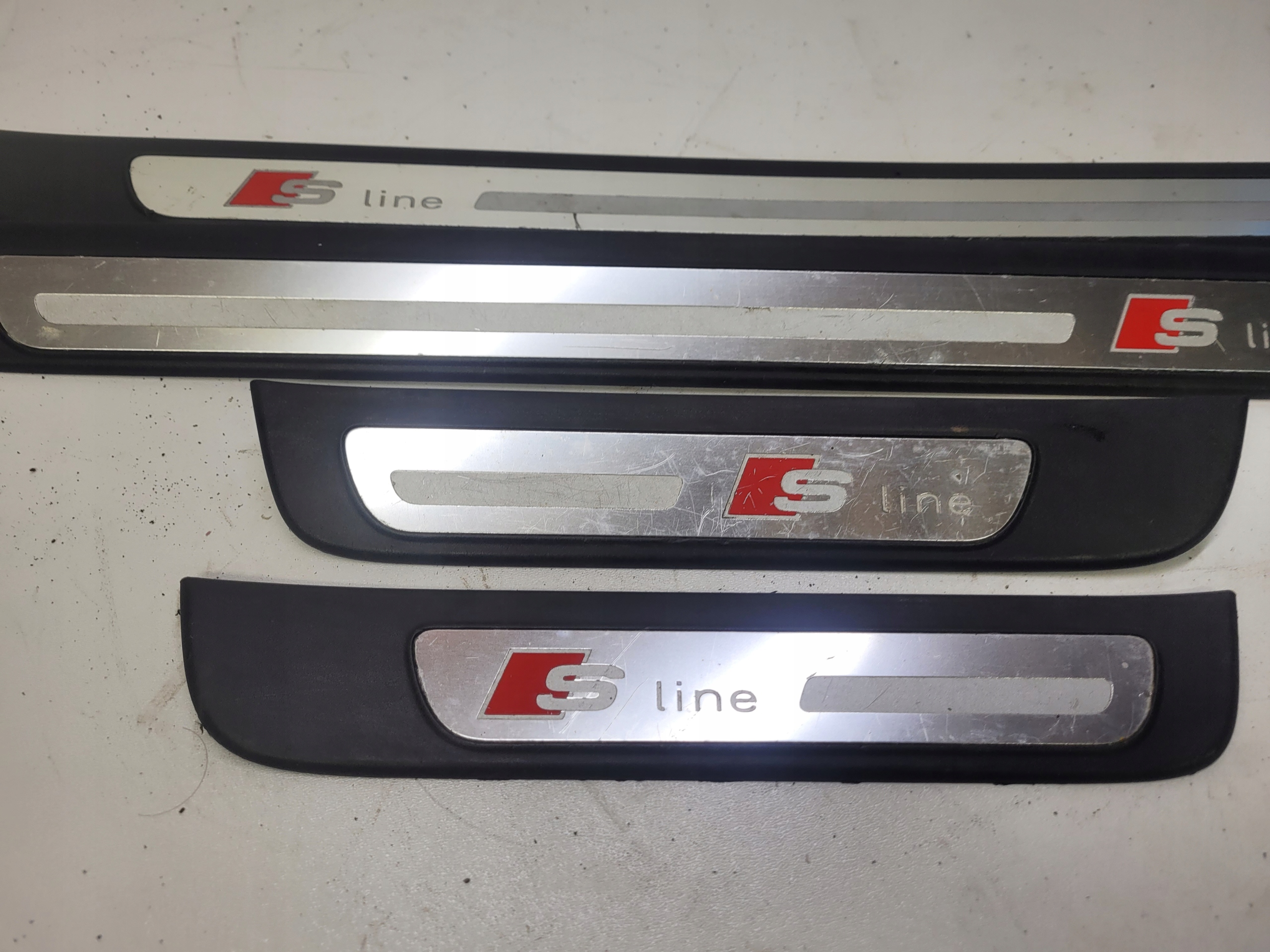 moulding mouldings threshold S-LINE AUDI A4 B8 original KOMPLET