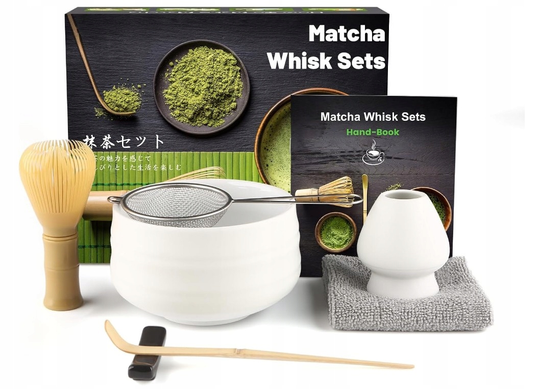 Zestaw do Matchy 7 El. Tradycyjna Japońska Ceremonia Parzenia Moja Matcha