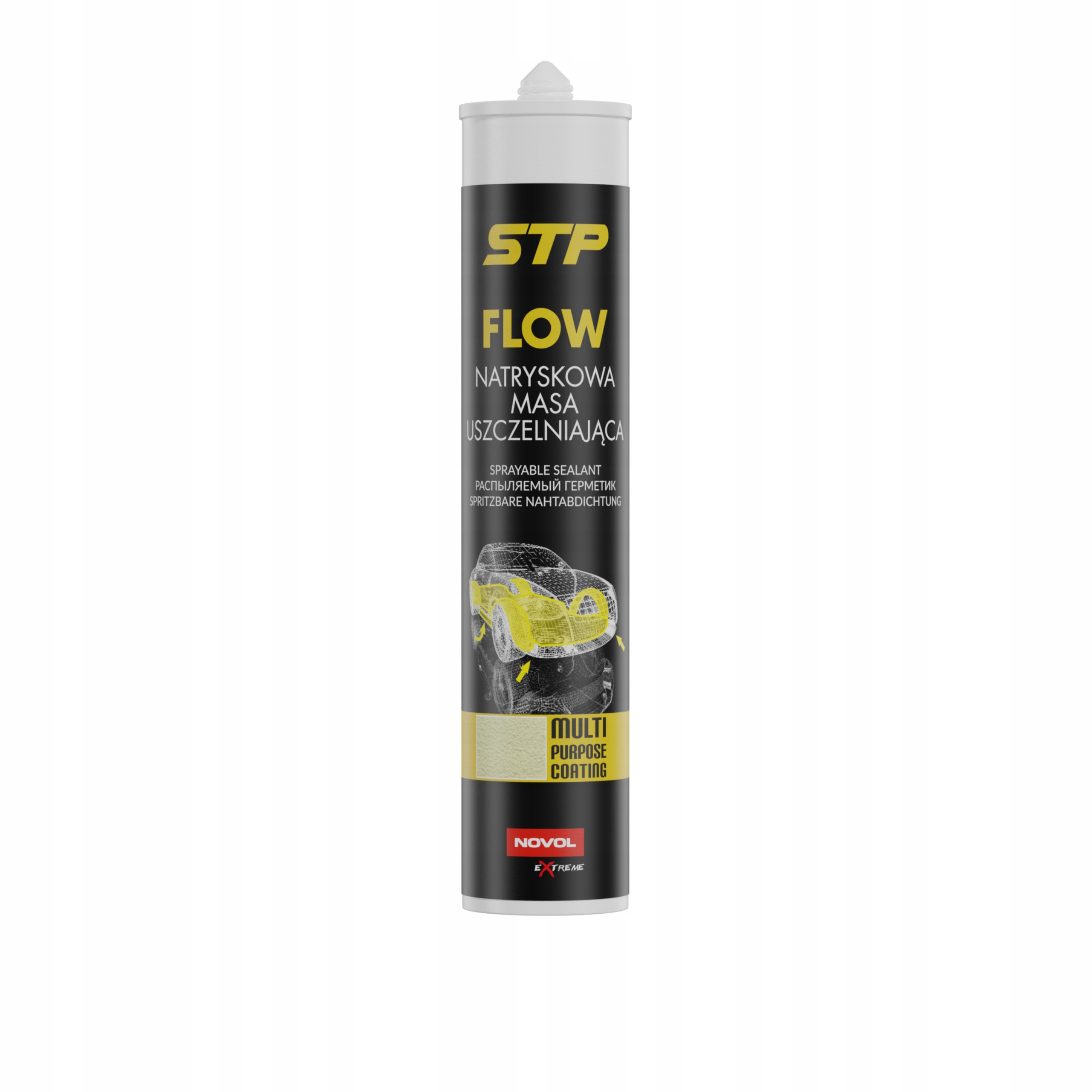 Masa natryskowa uszczelniająca Stp Flow beż. Novol