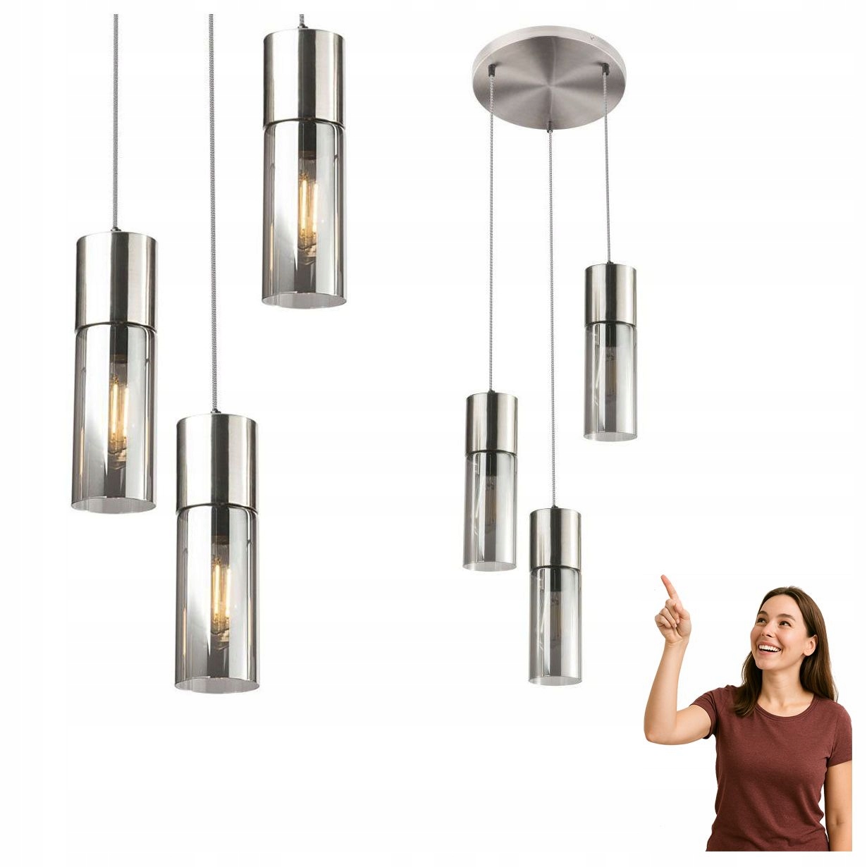 Závesná lampa Annika 21000-3HN Globo