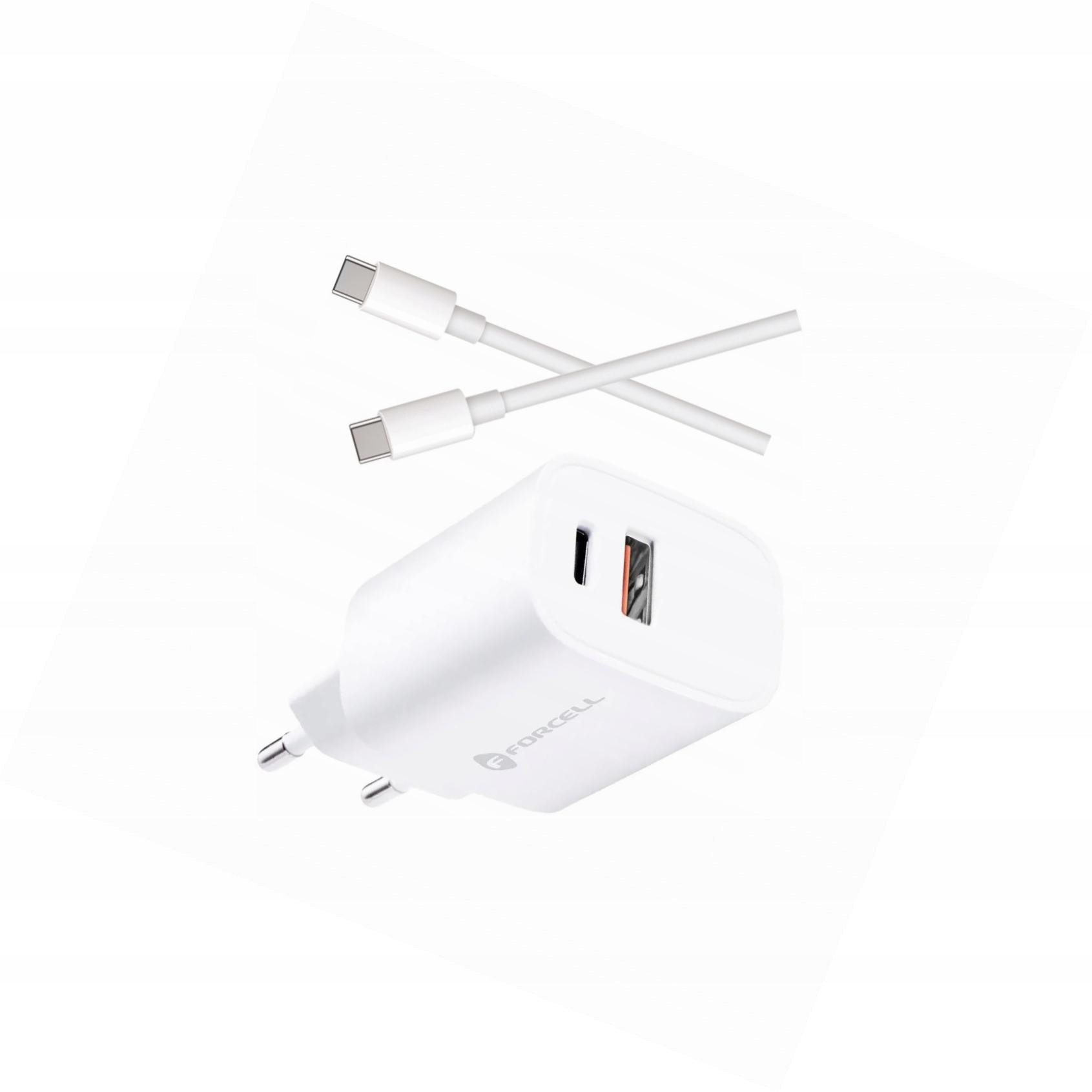 Szybka ładowarka 30W 2 wejścia z kablem Usb-c do iPhone 16e