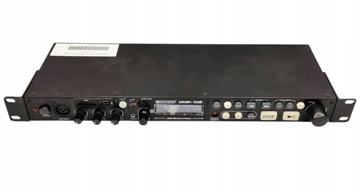 Odtwarzacz CD/MP3 Omnitronic DMP-102 Pilot + ETUI ! Kod producenta 11045006