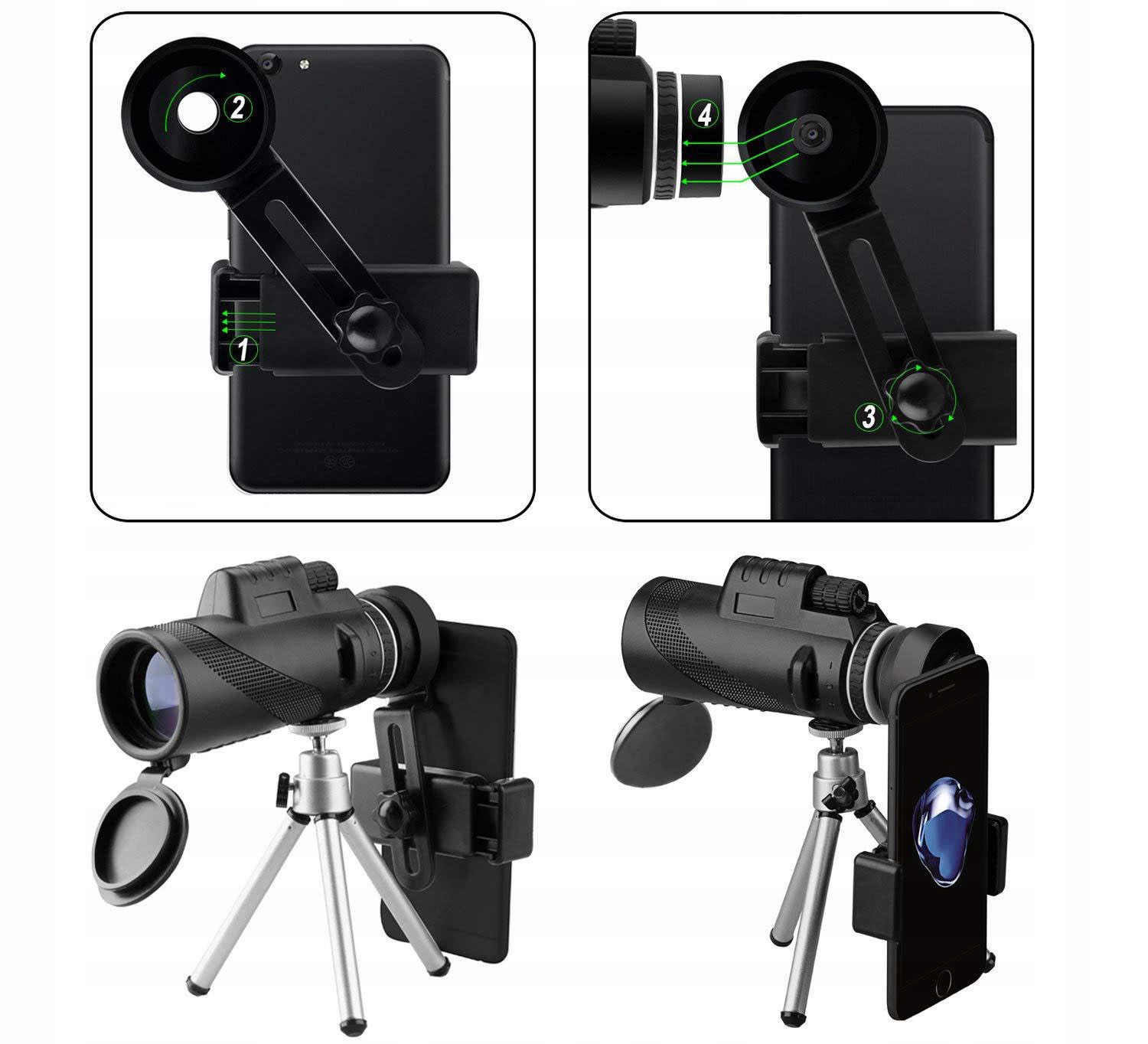 Монокуляр бинокль 40x60 RIFLESCOPE телескоп стекло