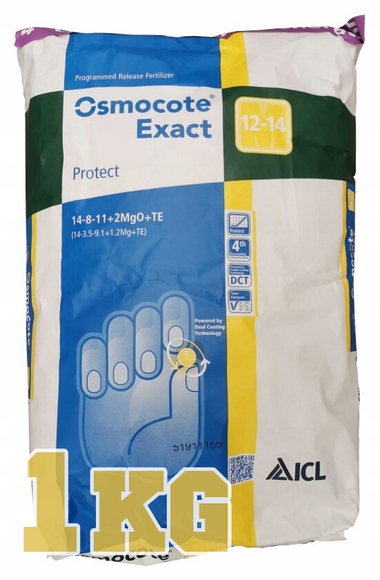 

Osmocote Exact 14+8+11+2MgO+TE Protect 12-14M 1kg