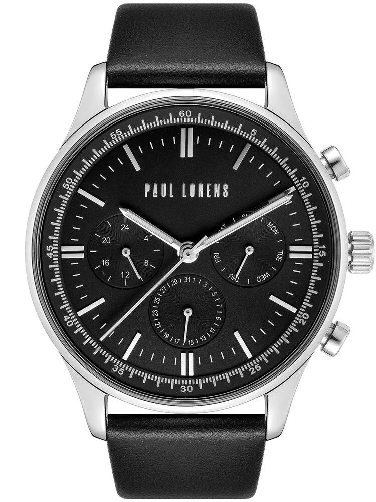 Pánské Hodinky Paul Lorens Pl 10602A2-1A1 Černý Dárek Ke Dni Chlapců