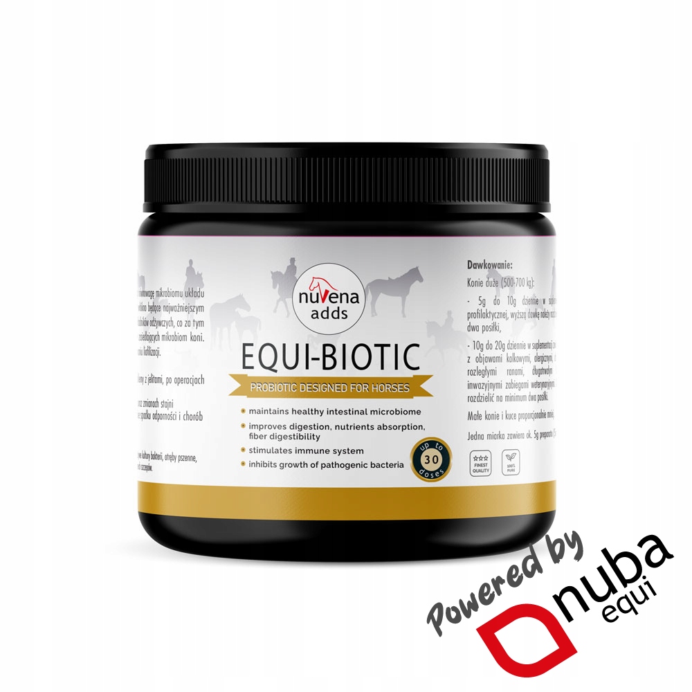 NuVena, Probiotyk dla koni, Equi-Biotic, 300g