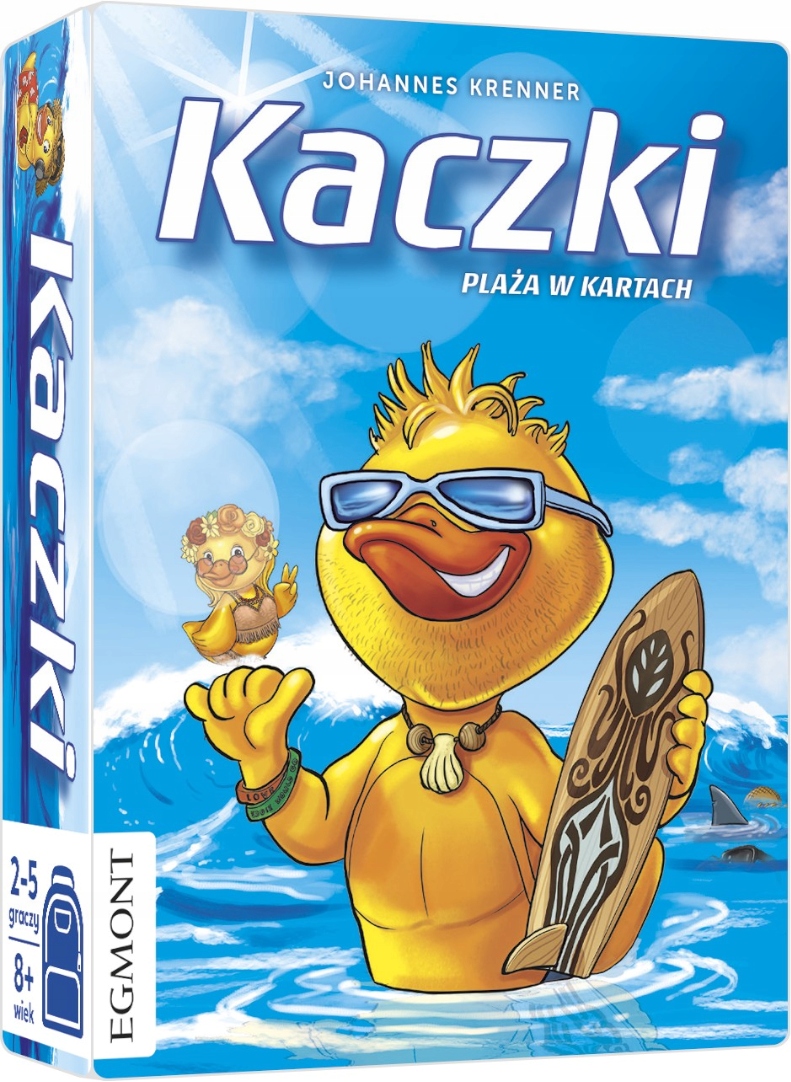 Gra karciana do plecaka Kaczki plaża w kartach Egmont