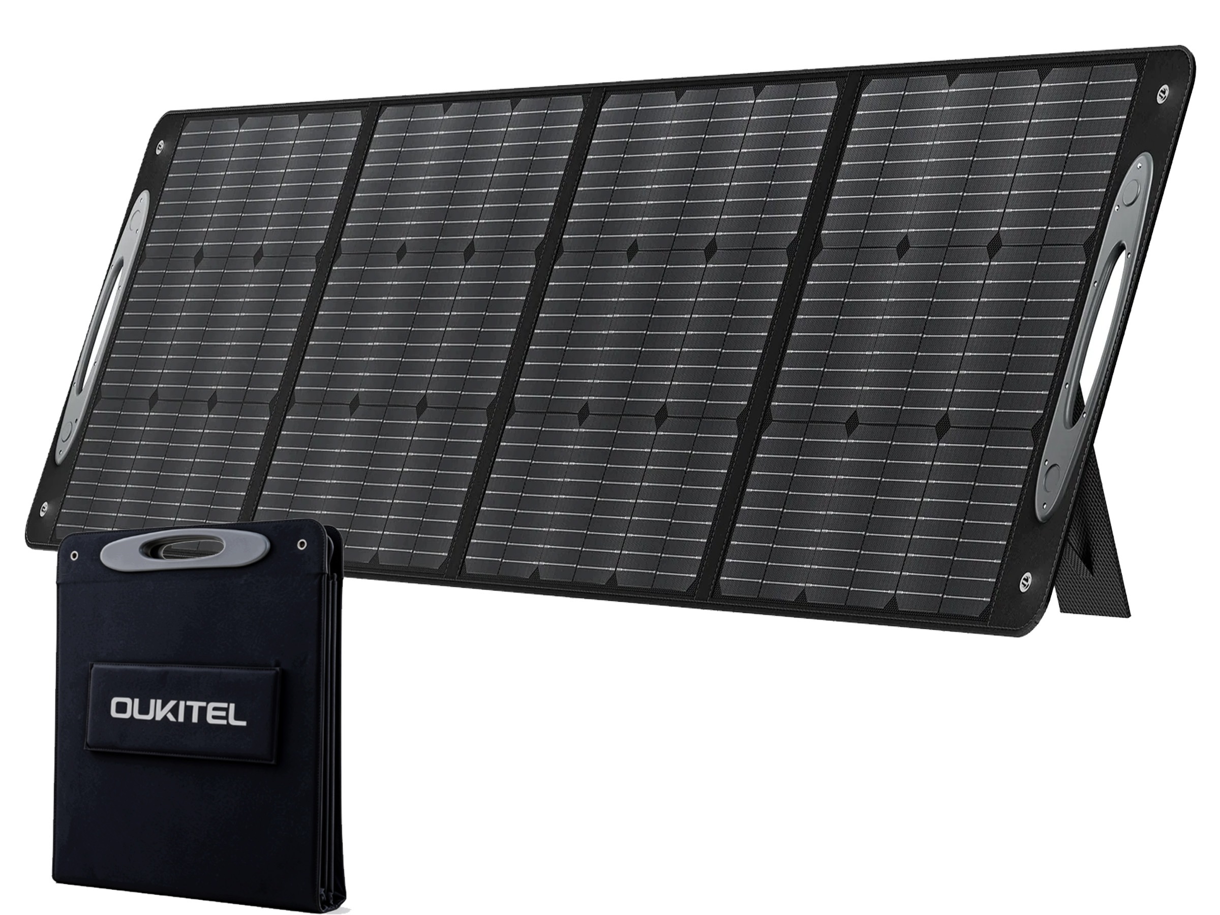 Přenosný skládací solární panel Oukitel PV200T 200W 24V 24% MC4 konektory