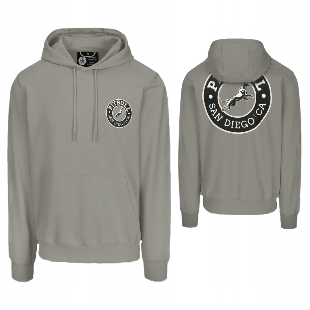 Pitbull West Coast Pánská Mikina S Kapucí San Diego Ca Zelená S