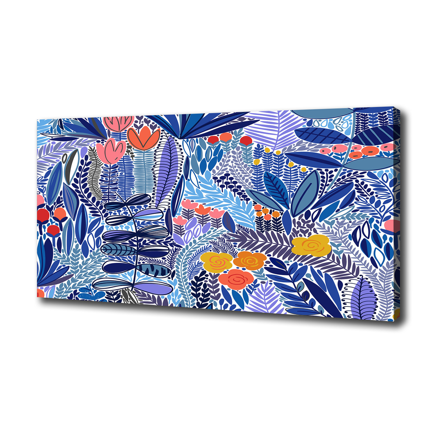 

Foto obraz na płótnie Kwiecisty wzór 100x50 cm