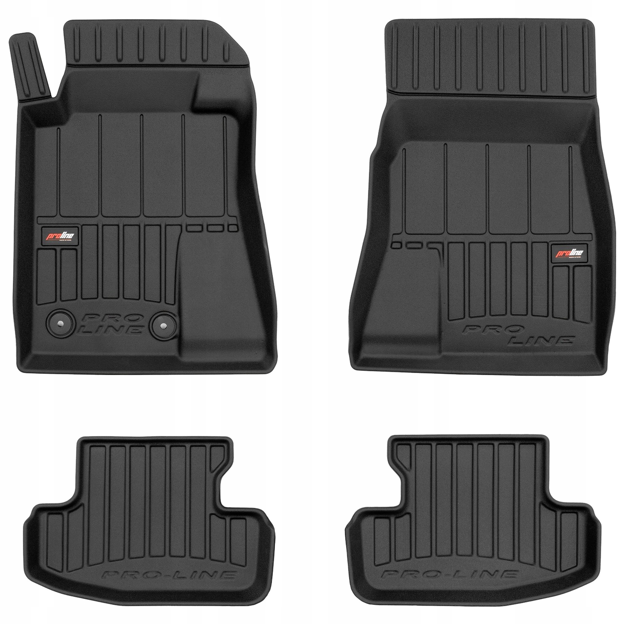 3D gumové koberce Ford Mustang VI od roku 2014 Coupe